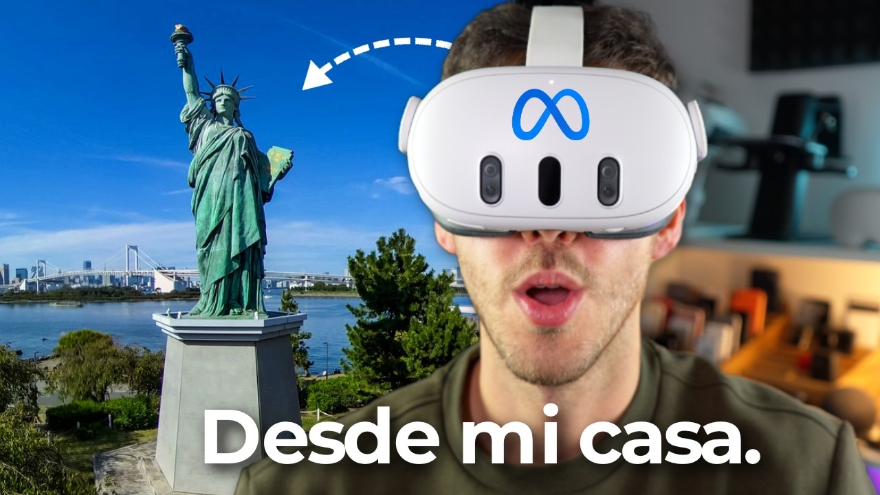 VIAJAR por el MUNDO como Google Earth en REALIDAD VIRTUAL con Meta Quest 3 y 3s 🌎