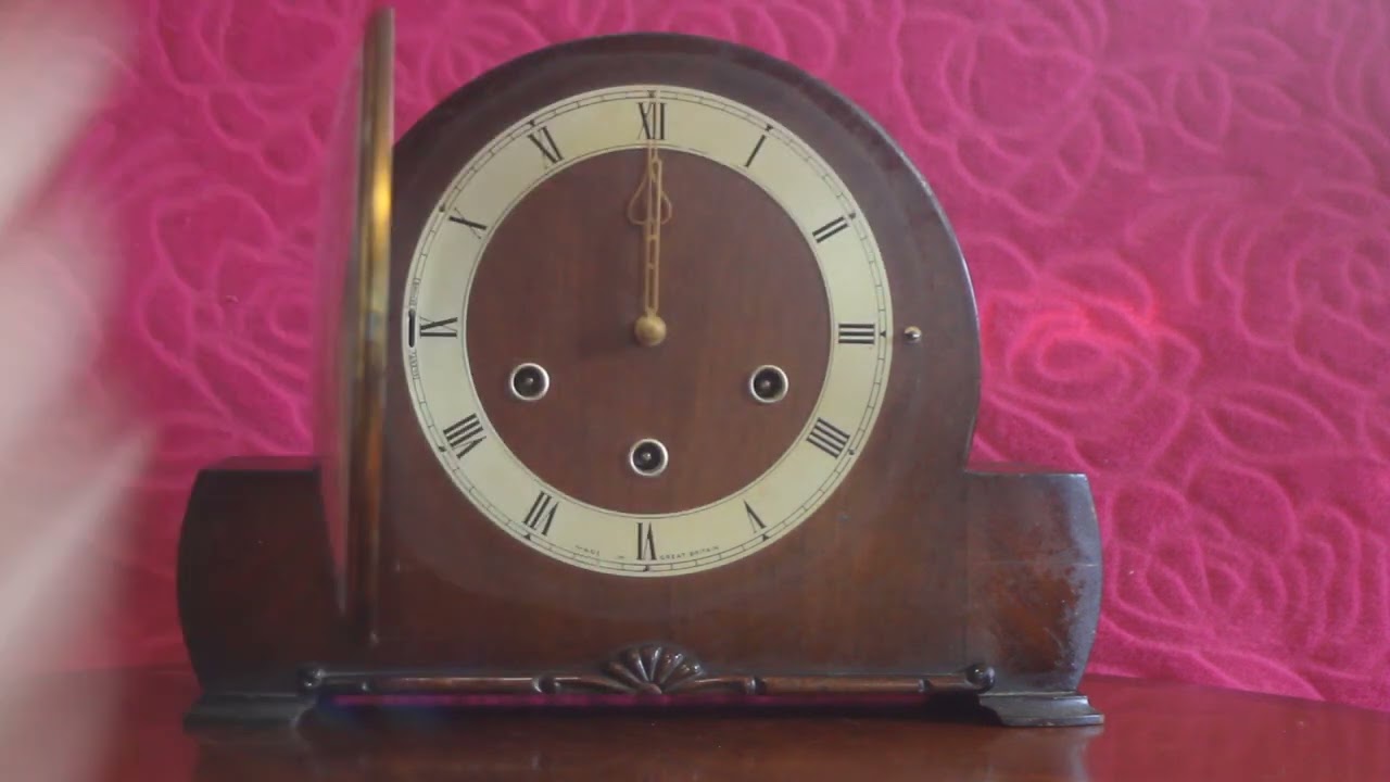 Vintage 'Smiths' 8-Day Mantel Clock with Westminster Chimes