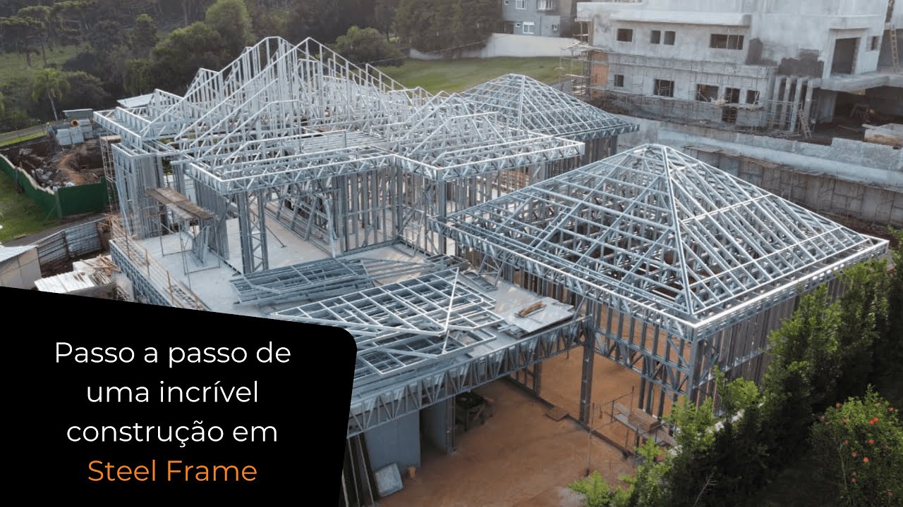 Passo a passo da constru&ccedil;&atilde;o de uma resid&ecirc;ncia em Steel Frame
