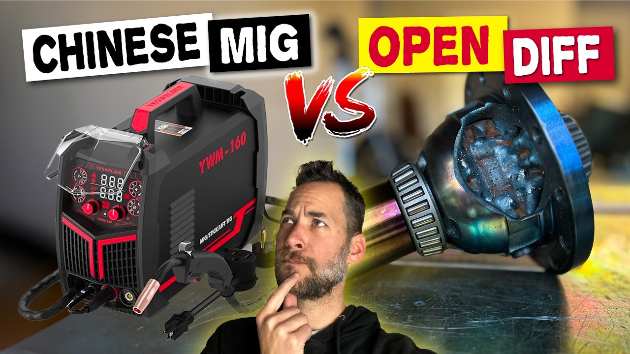 Can You Weld an Open Diff with a Cheap $180 Amazon MIG Welder?