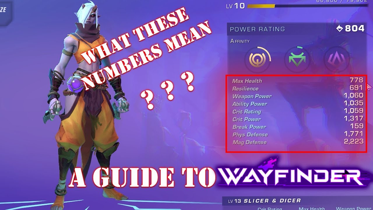 All Stats Explained a Beginner's guide to Wayfinder | Early Access |