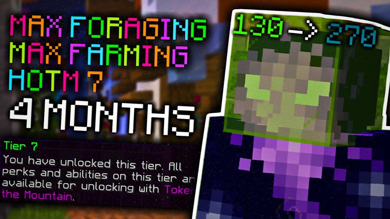 Насколько можно продвинуться в игре Hypixel Skyblock за 4 месяца?