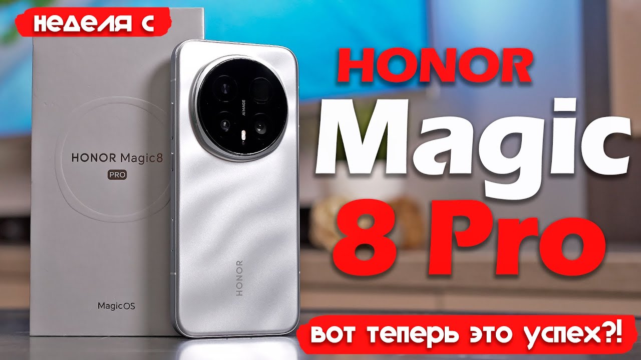 НЕДЕЛЯ С Honor Magic 8 Pro: КАЖЕТСЯ, ТЕПЕРЬ ЭТО УСПЕХ!
