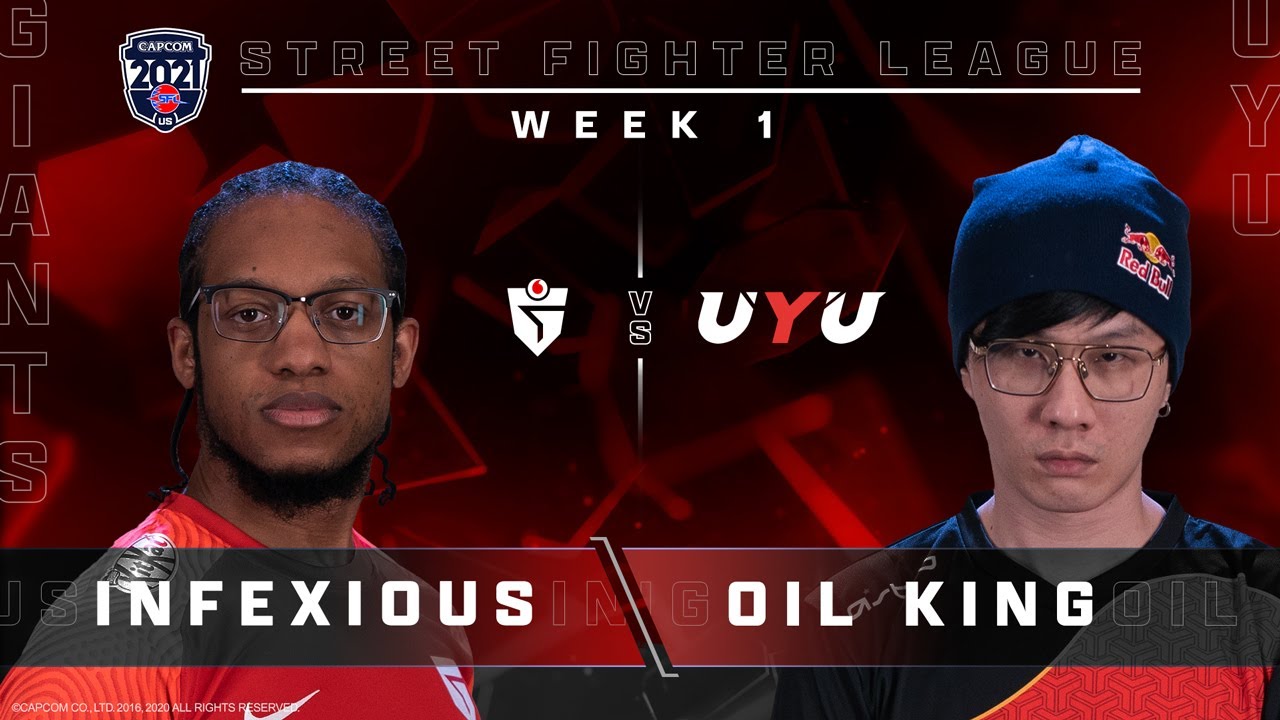Infexious (Zeku) vs. Oil King (Rashid) - Bo3 - Street Fighter League Pro-US Season 4 Week 1