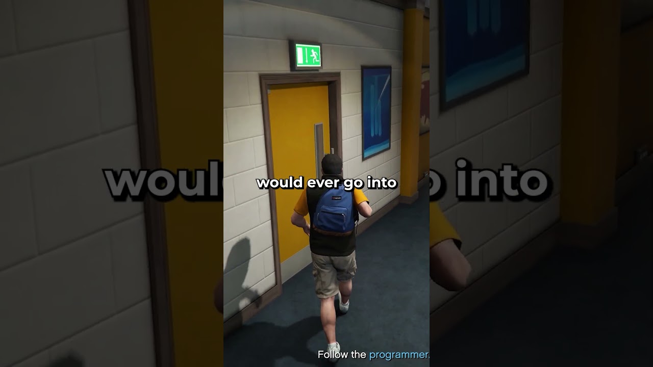 Hidden GTA 3 Easter Egg in LifeInvader Offices in GTA 5 #gta5 #gtav #gtafacts - DarkViperAU