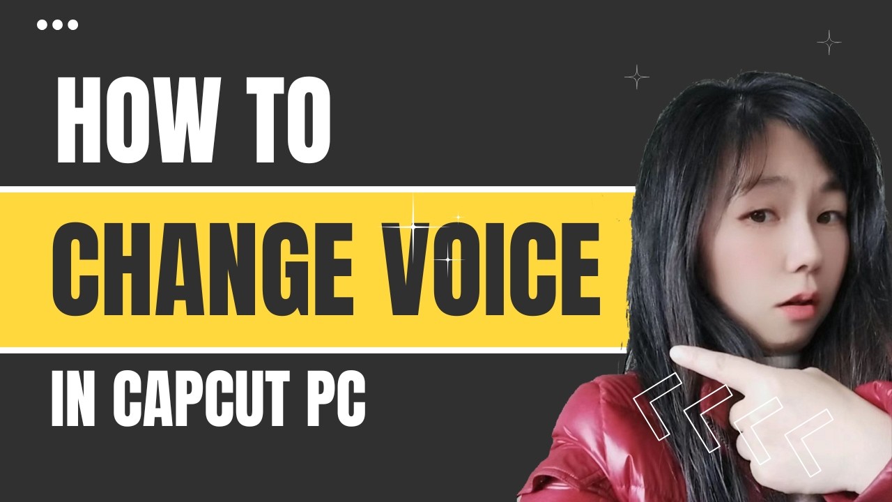 CapCut PC Tutorial: Changing Voice for Beginners | 2025 Guide
