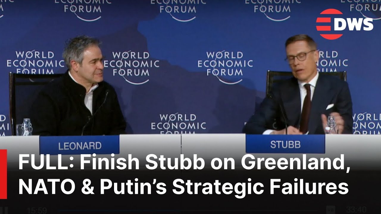 FULL DISCUSSION: Finish Stubb on Trump’s Greenland Clash & EU’s Defense Future, Putin Failures |AC1E