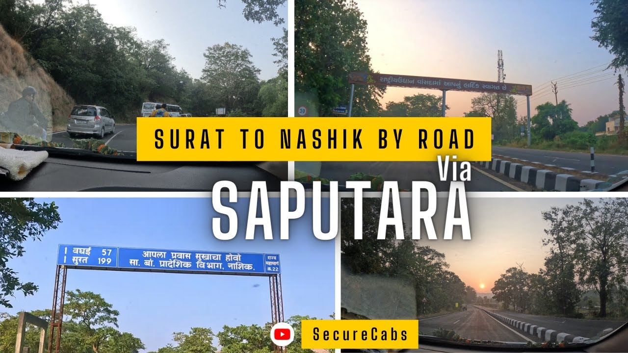SURAT TO NASHIK BY ROAD VAI SAPUTARA || CAR VLOGING || HILL STATION NEAR || SHUBHAM SHIVHARE ||