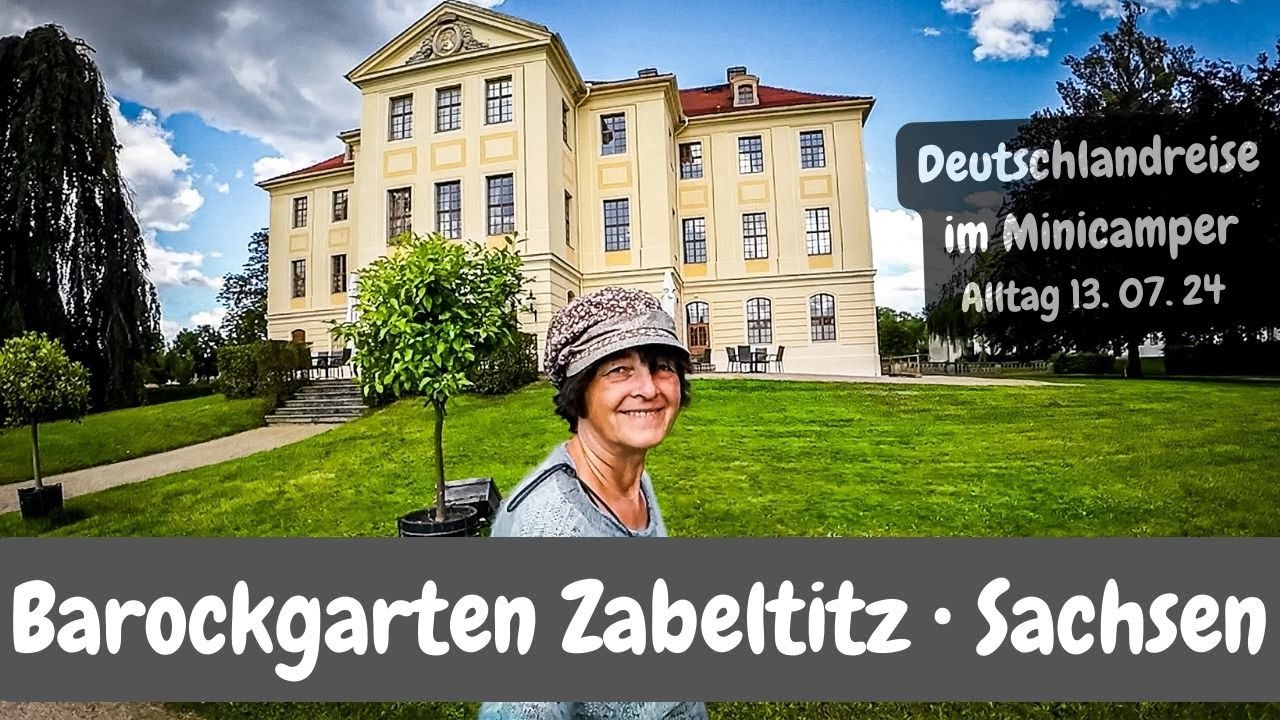 Vlog 185 Barockgarten Zabeltitz • Roadtrip Sachsen • Schloß & Palais • Garten Reise