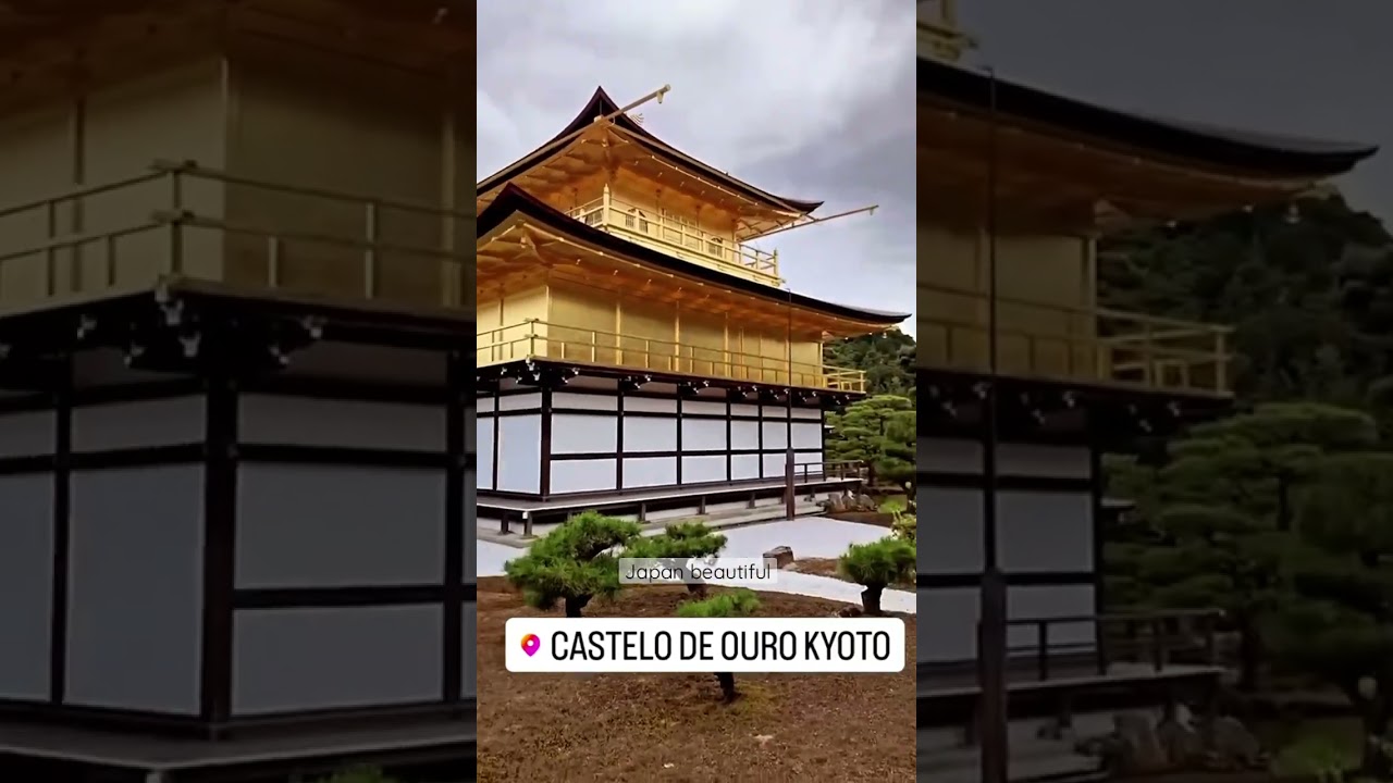Castelo de ouro Kyoto japan #shorts