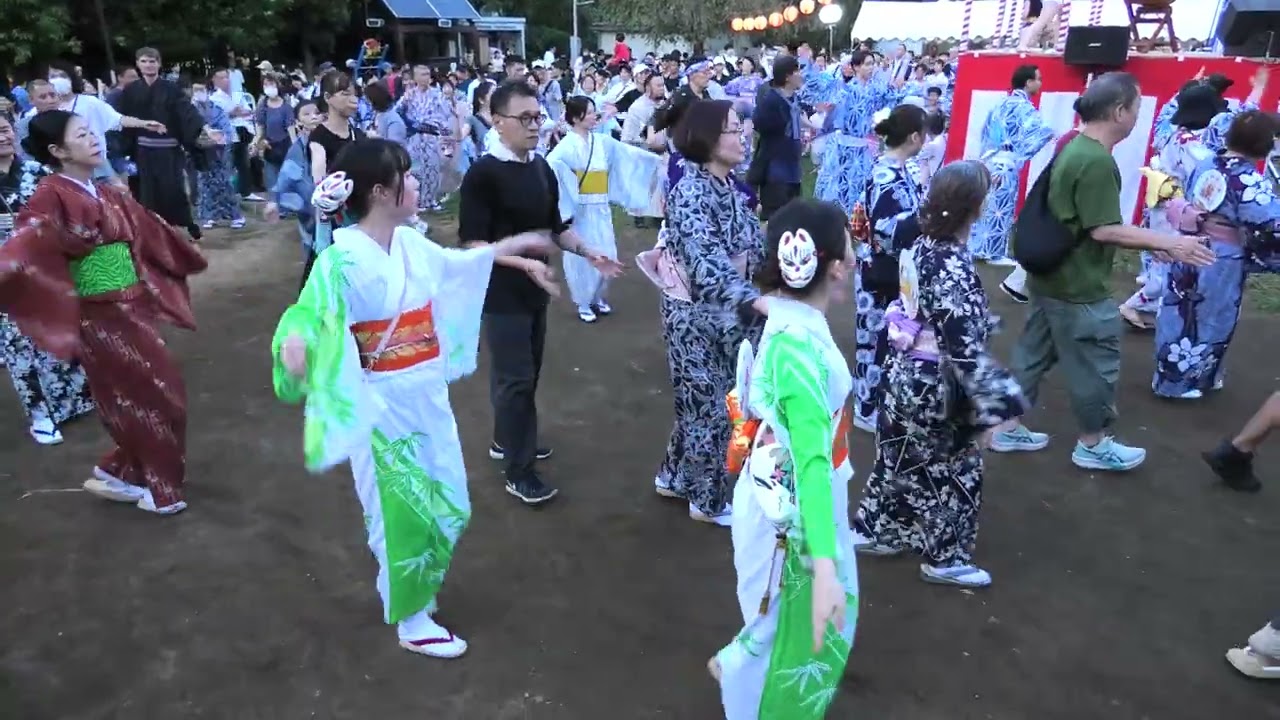 きよしのズンドコ節（氷川きよし）　2025年白金台どんぐり児童遊園盆踊り19　東京都港区