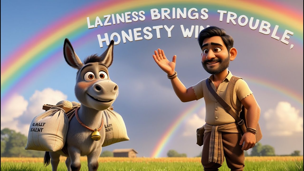 Laziness Brings Trouble Honesty Win | A Moral Story For Kids | #cartoon