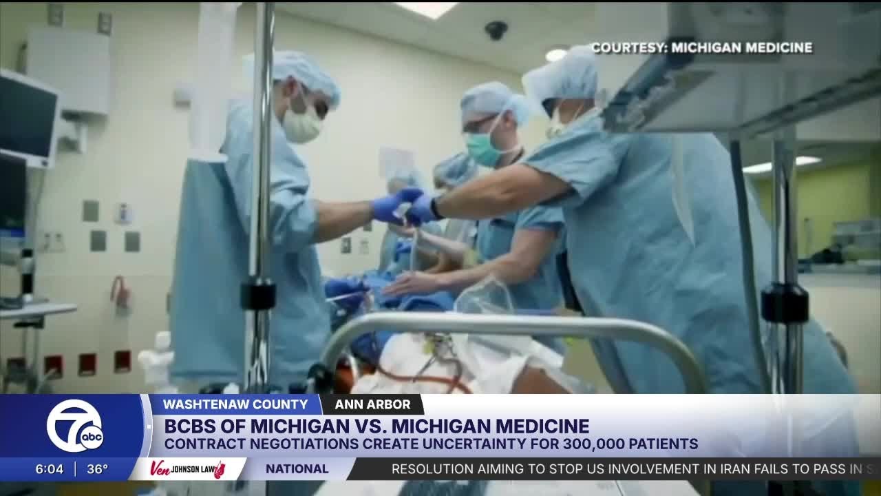 Michigan Medicine to drop some Blue Cross plans if contract deal not reached by June 30