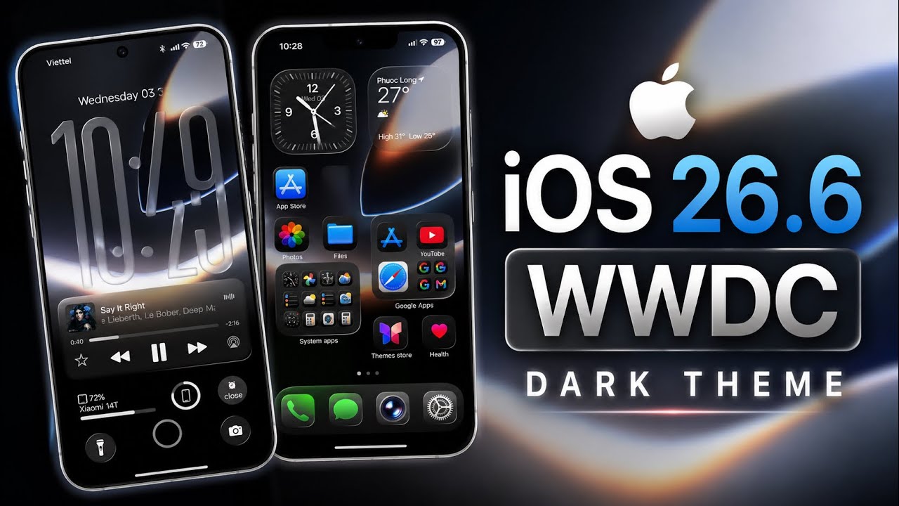 Install iOS 26.6 WWDC Dark Theme On Xiaomi Devices - MTZ Only