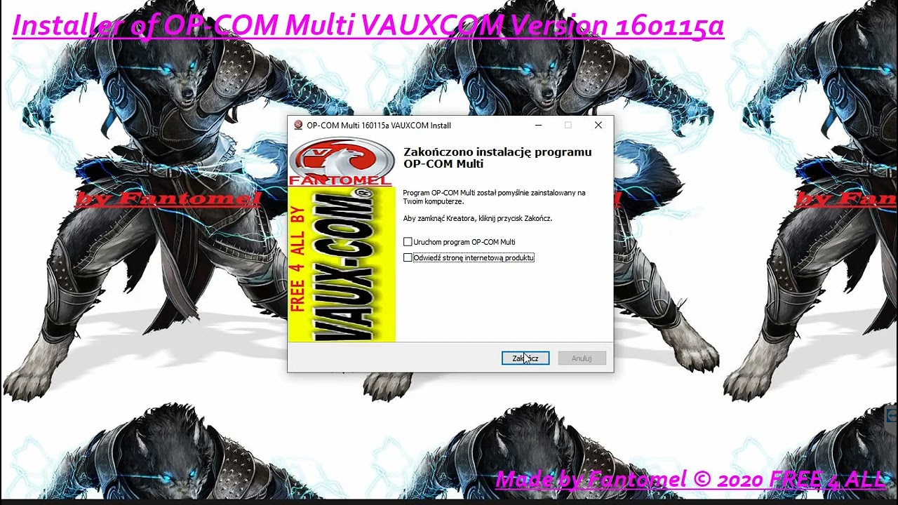How mod/update opcom 1.95/1.70 with real pic to 1.6+ e.g 1.64 - Tutorial