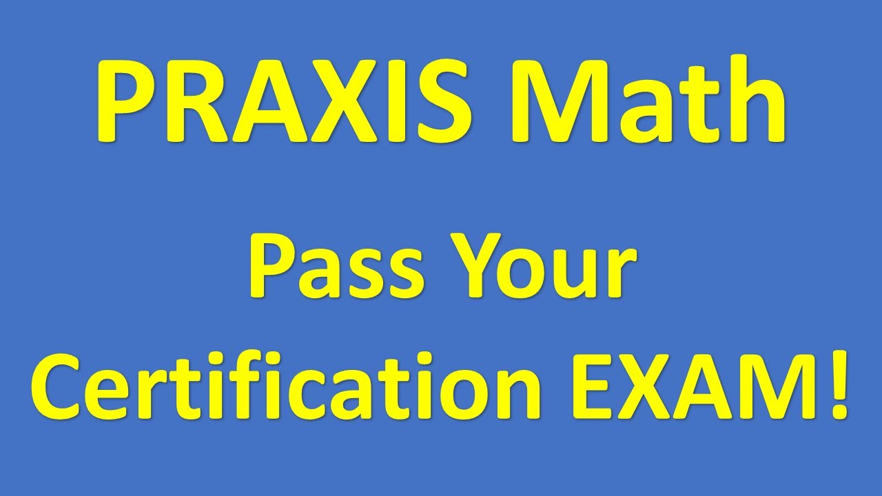 Praxis Math Practice — СДАЙТЕ экзамен на получение сертификата учителя!