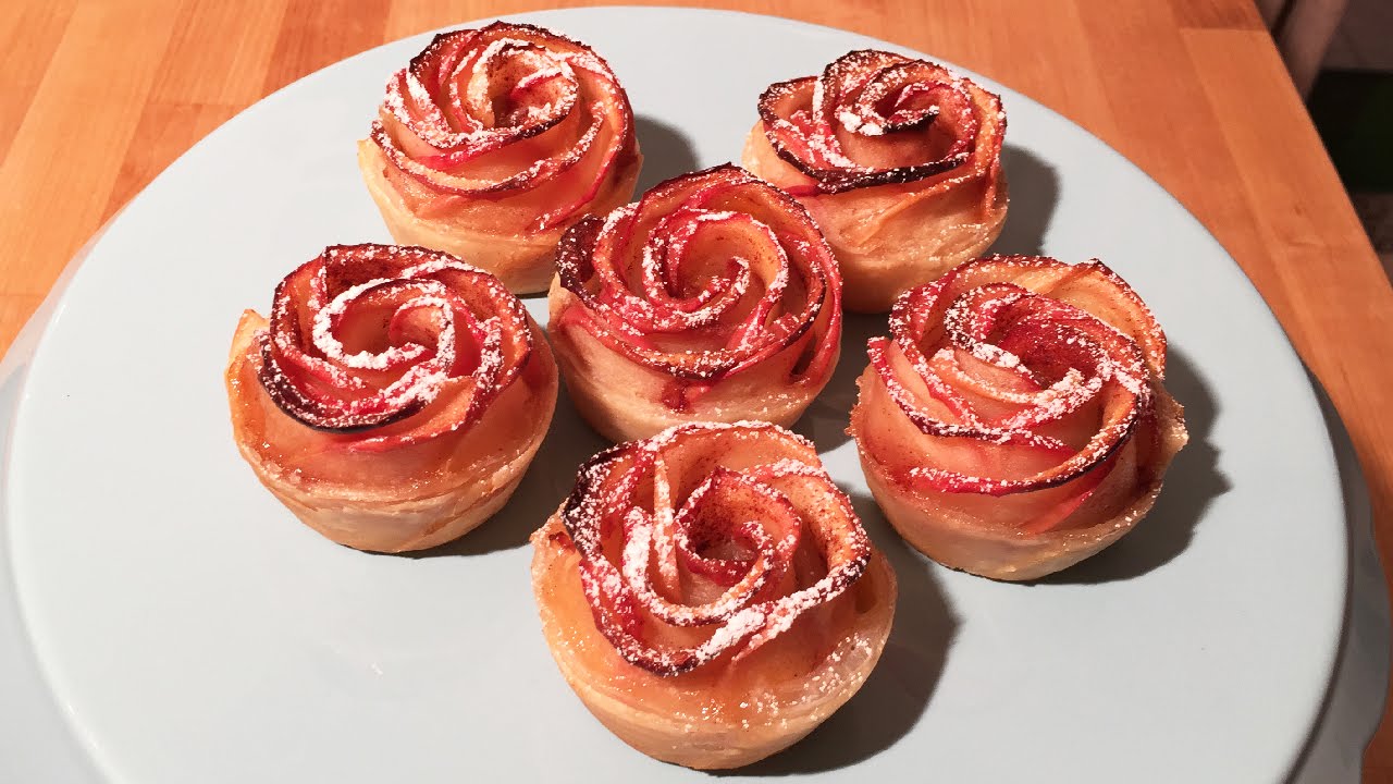 Simple and Beautiful Apple Roses - Cheeky Crumbs