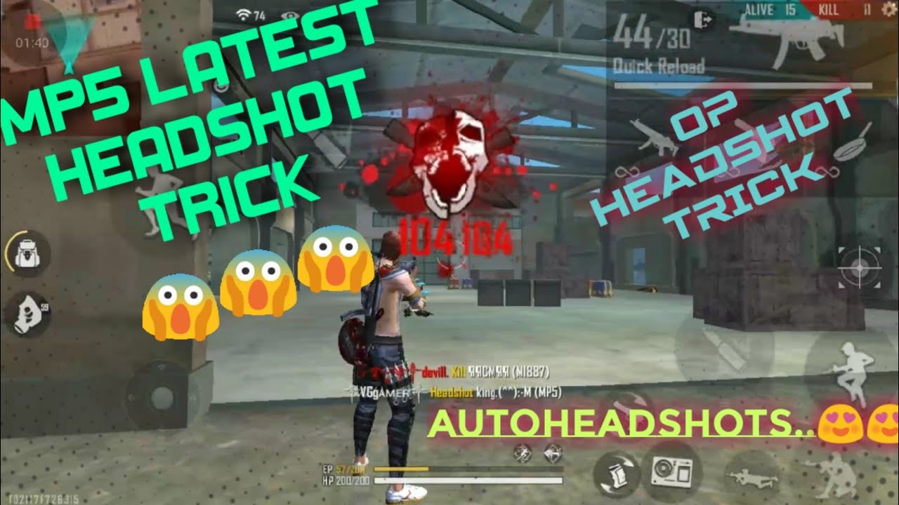 MP5 HEADSHOT TRICK.