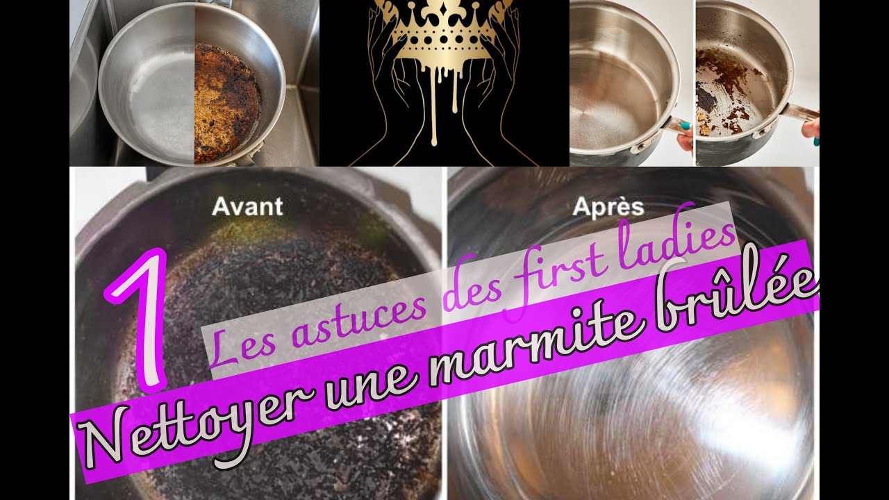 Comment nettoyer une casserole brulée?