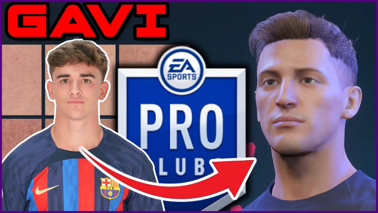 FIFA 23 Gavi Pro Clubs Look alike