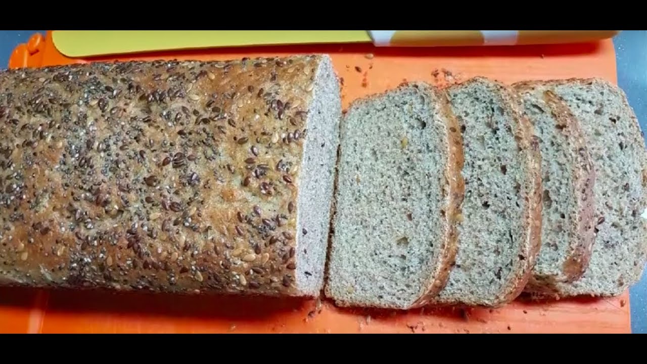 Pain de mie sans pétrissageخبز التوسط صحي بدقيق القمح الكامل بالعربية والفرنسية
