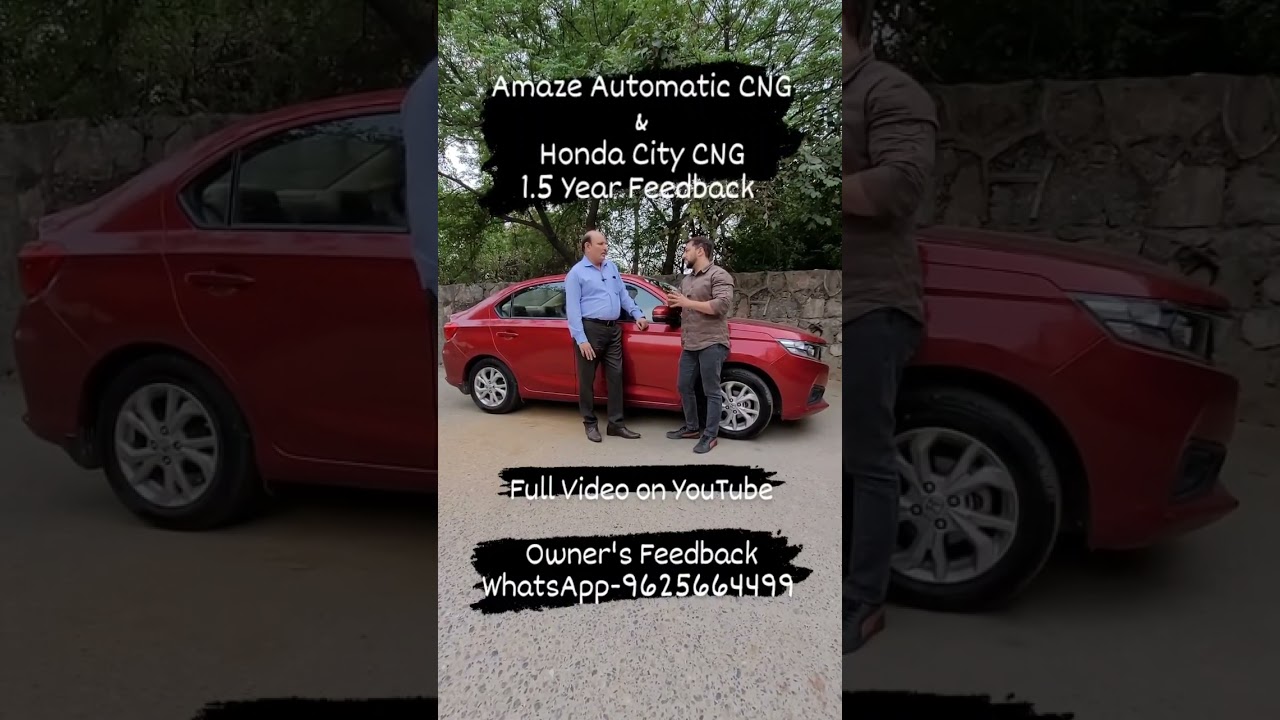 Honda Amaze Automatic Cng / Amazing Performance