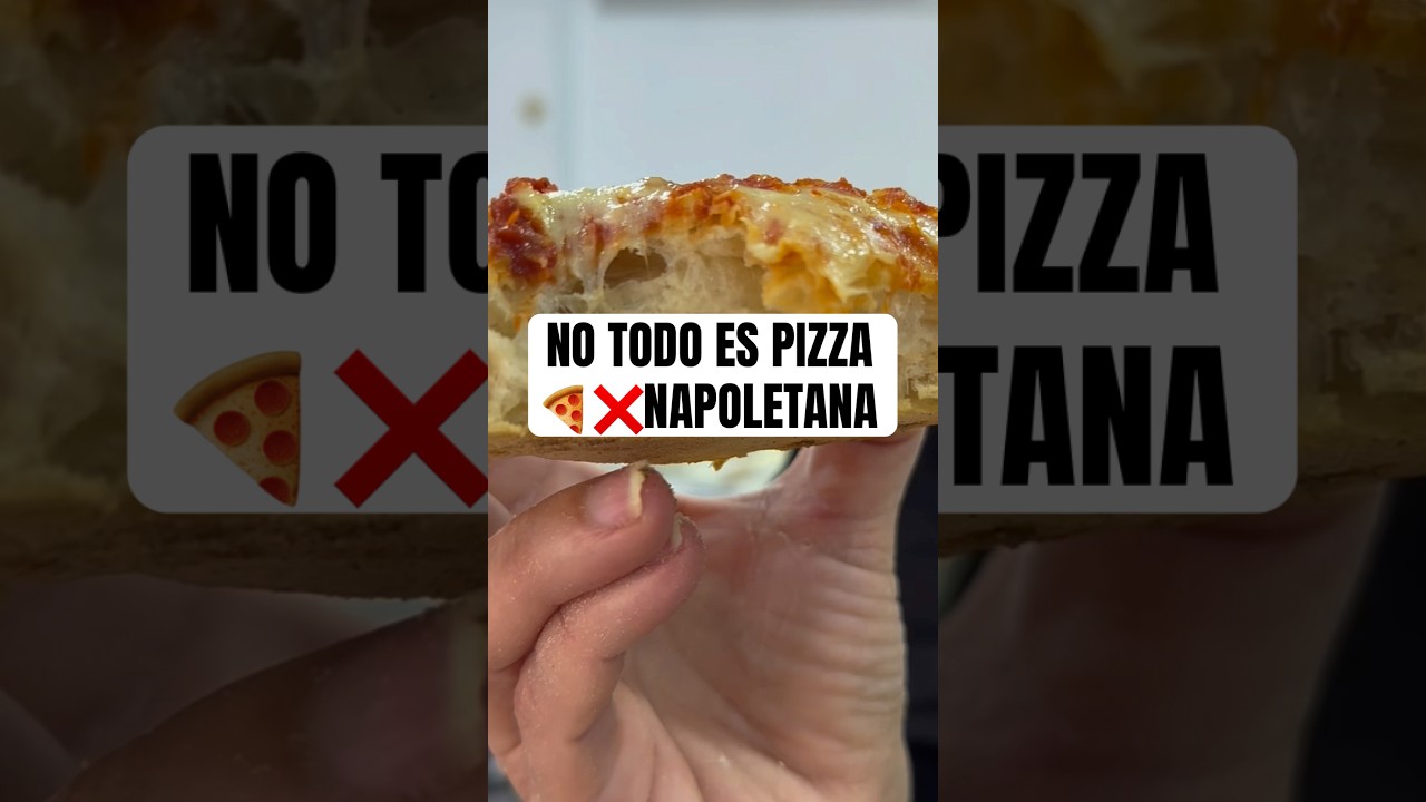 ❌🍕 NO TODO es PIZZA NAPOLETANA ⚠️🇮🇹 #chefroberta #pizza #pizzalover