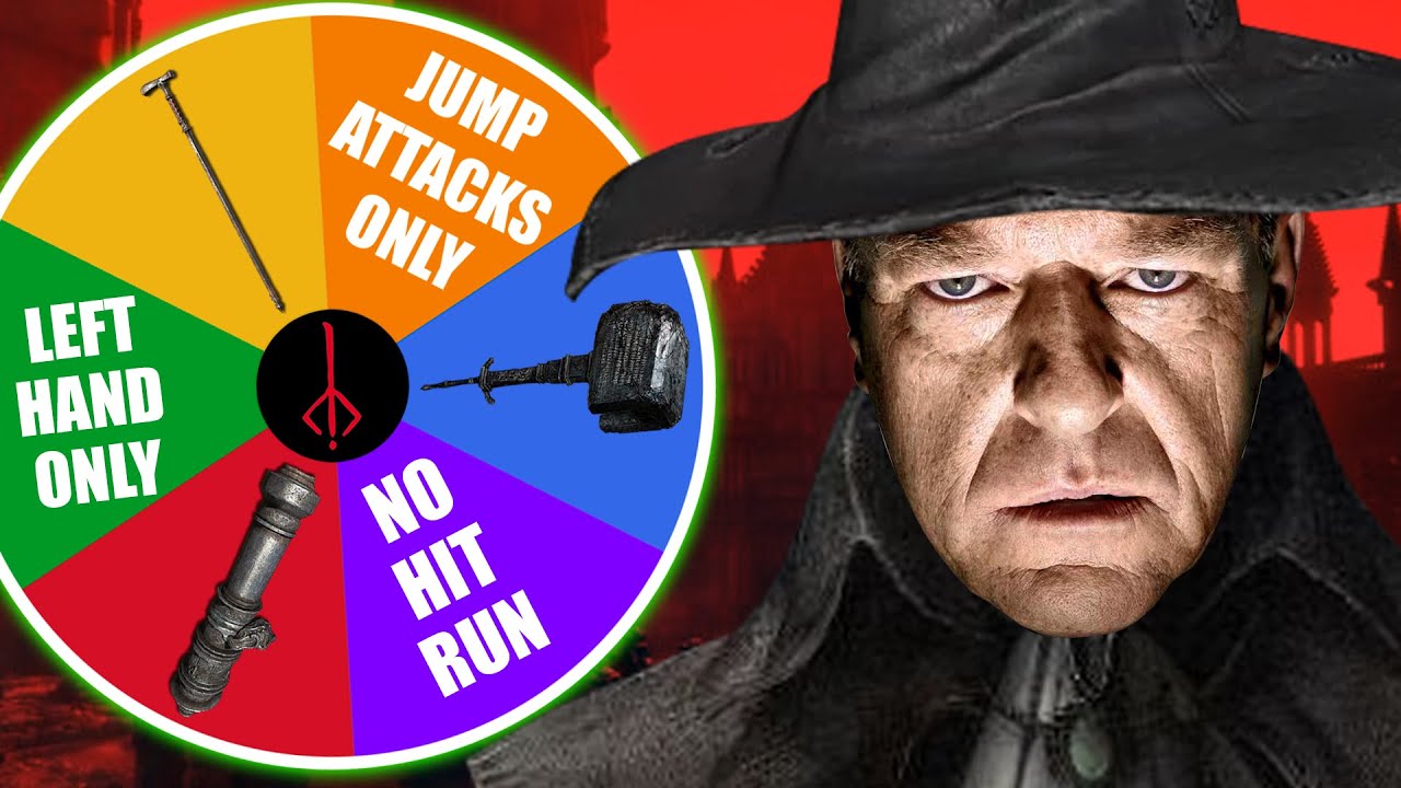 Bloodborne But I Get a Random Challenge Every 5 Minutes