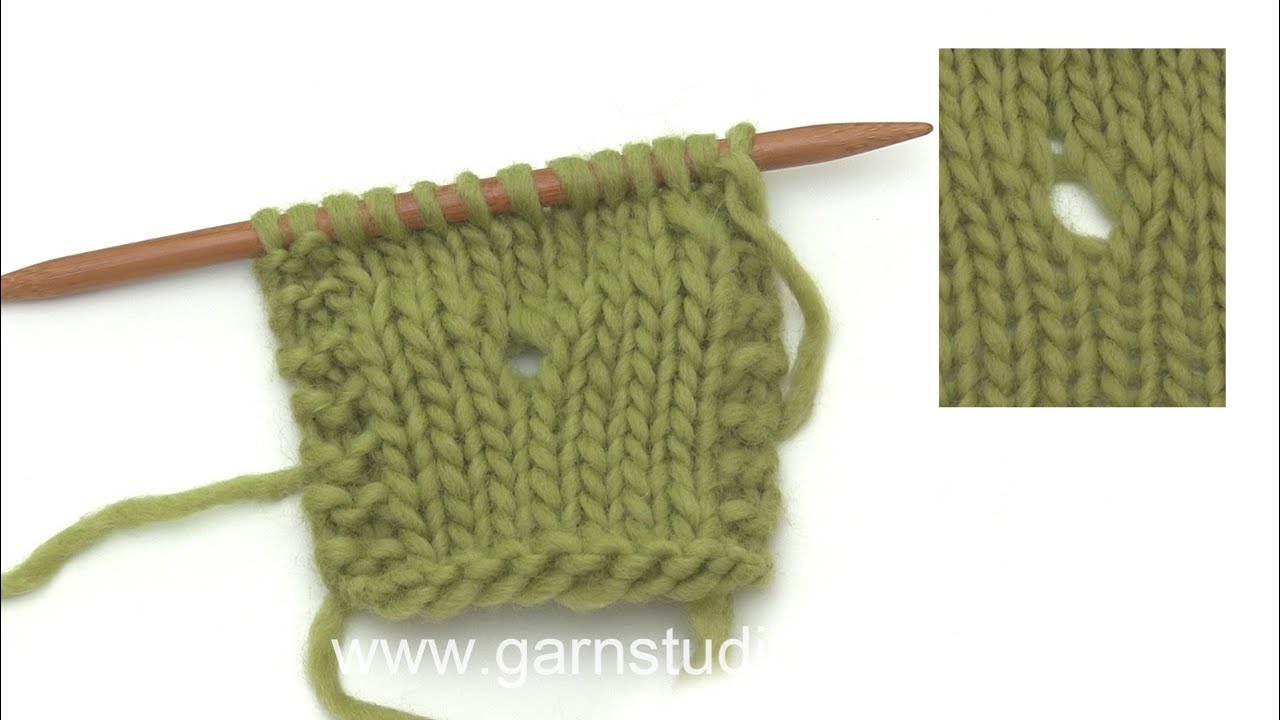 How to work a double yarn over purl and purl twisted