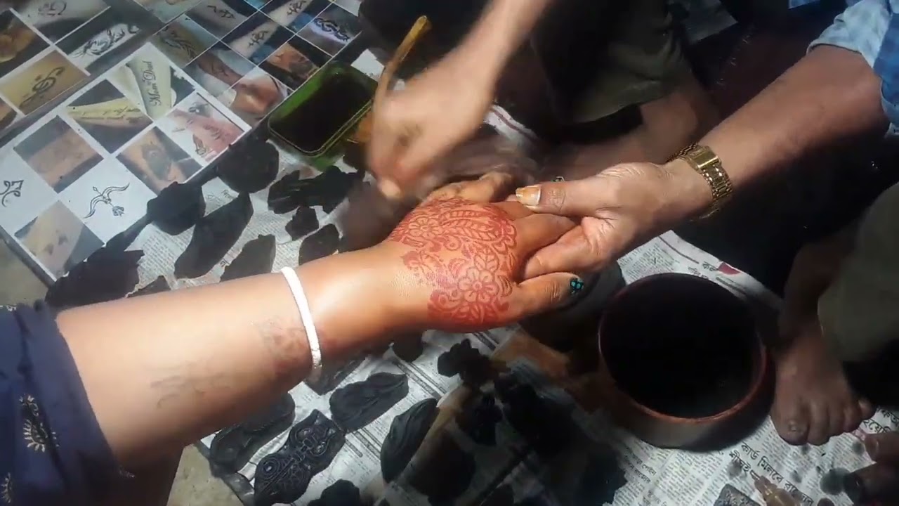 Kali pujoy  Hathi mehndi  Kollam  #  Rinky Kumari  #🙏🙏❤👍