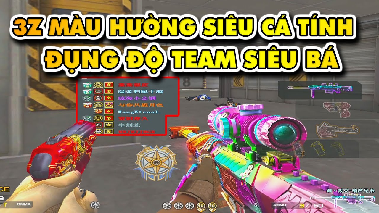 ☆ 3Z fake nhưng lại đẹp lạ lùng - Đụng độ team siêu nhiệt bên CFQQ  - Tú Lê