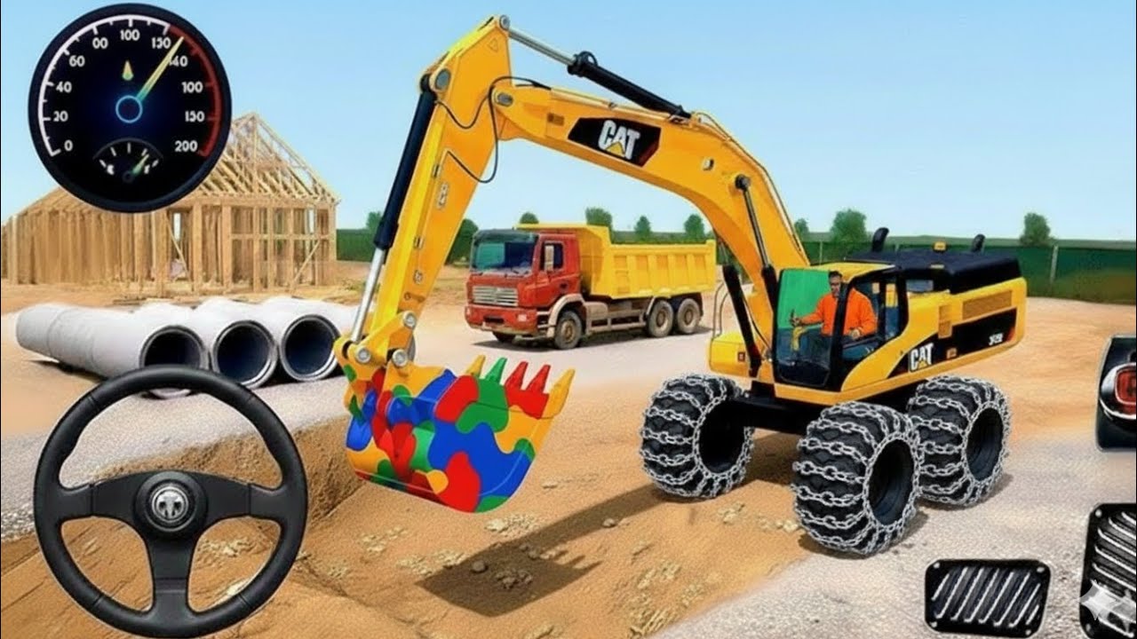 👷JCB Game 3D Road ConstructionSimulator | Real JCB Work Gameplay|🚧Android 2026