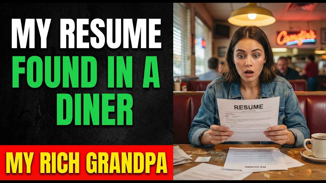My Rich Grandpa Found My Resume in a Diner — He Flew in That Night, and What He Did Next Changed
