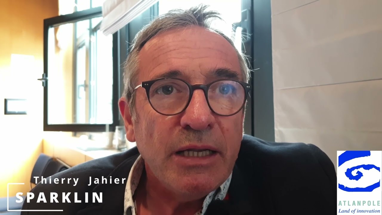 Thierry Jahier, fondateur de Sparklin, au Forum Atlanpole 2022