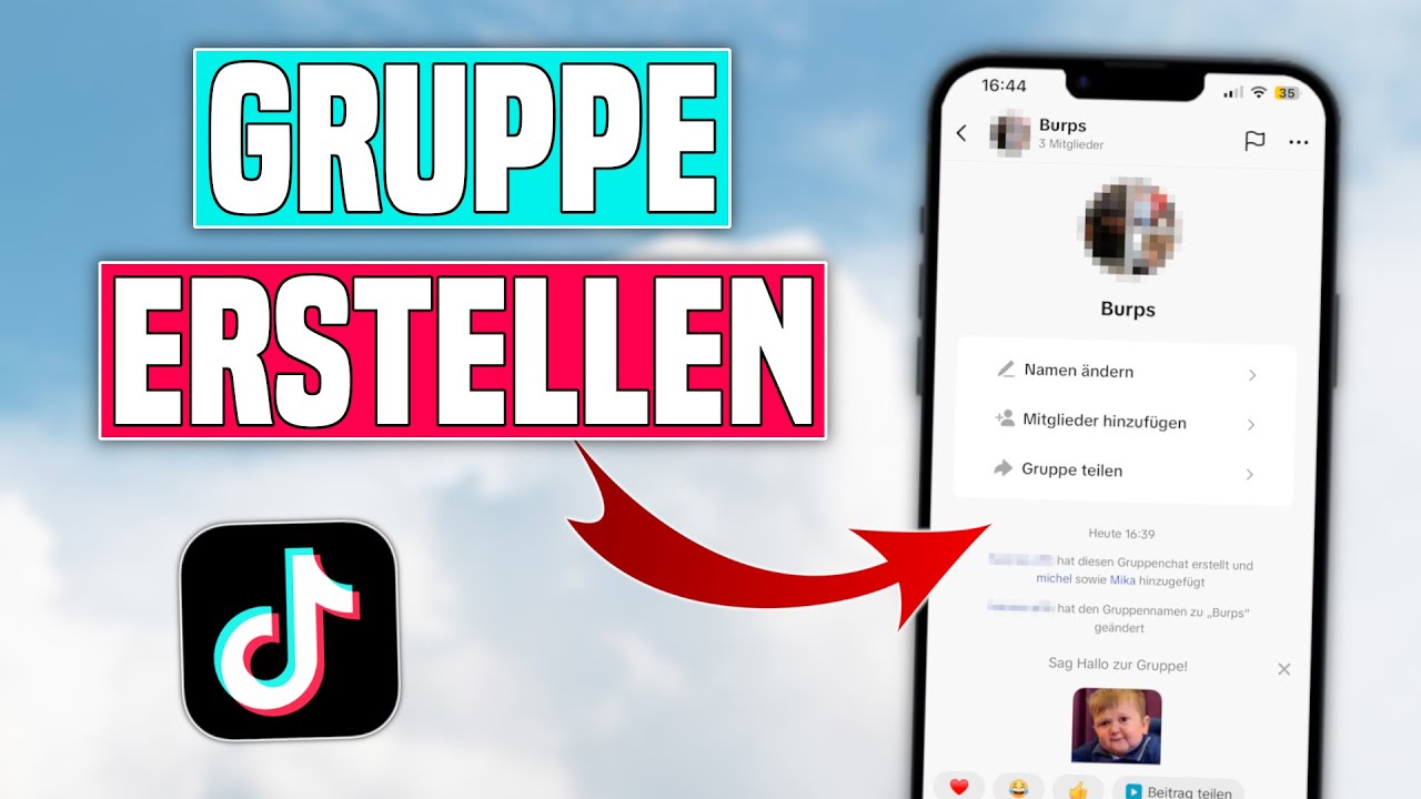 TikTok GRUPPE ERSTELLEN - Endlich geht´s! | TikTok Gruppenchat starten