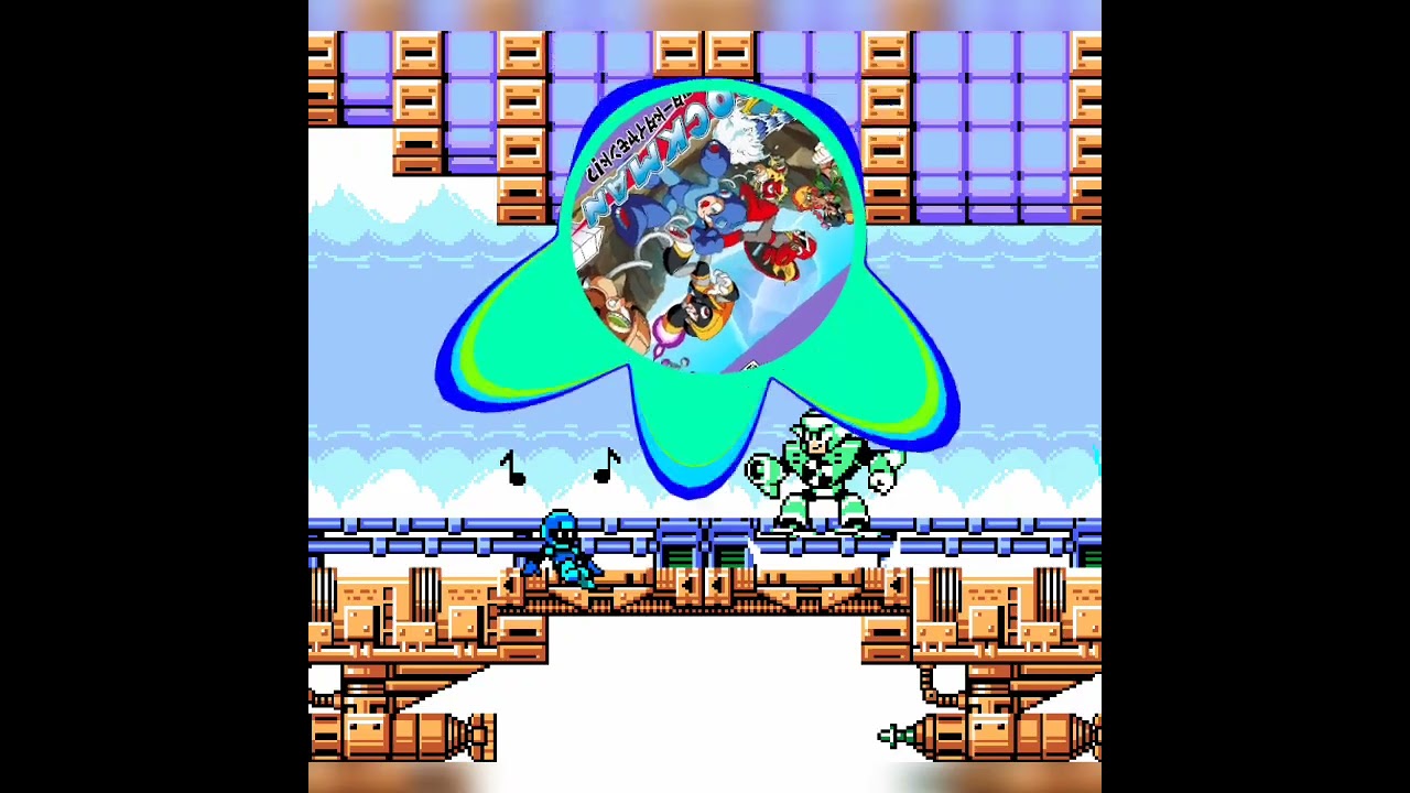 Mega Man Shattered Diamond - BREEZE MAN_THEME (IN GAME)/Soundtrack in HQ