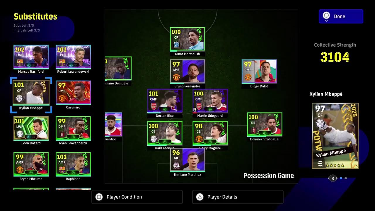 Playing Efootball 2026