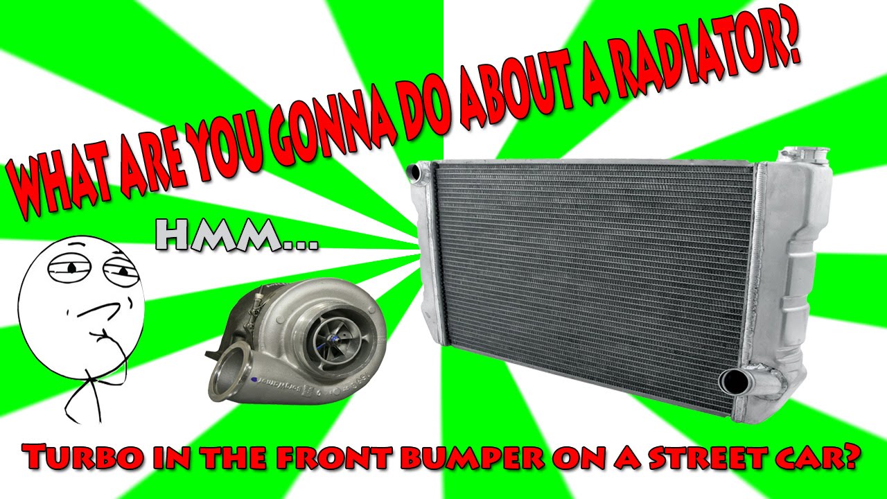 Rear Mount Radiator - STREET CAR!