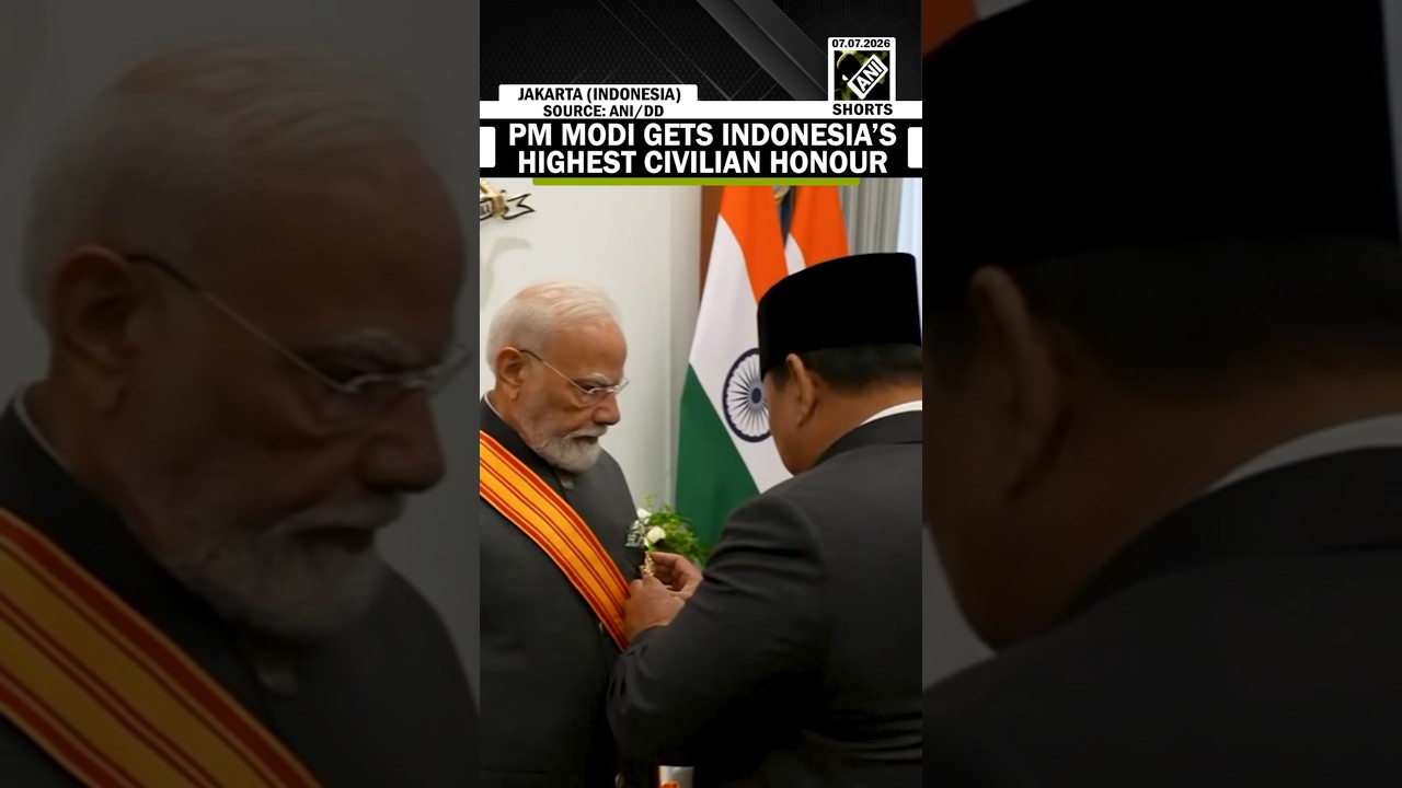 MUST WATCH: PM Modi Conferred Indonesia's highest civilian award, &lsquo;Bintang Adipurna&rsquo;