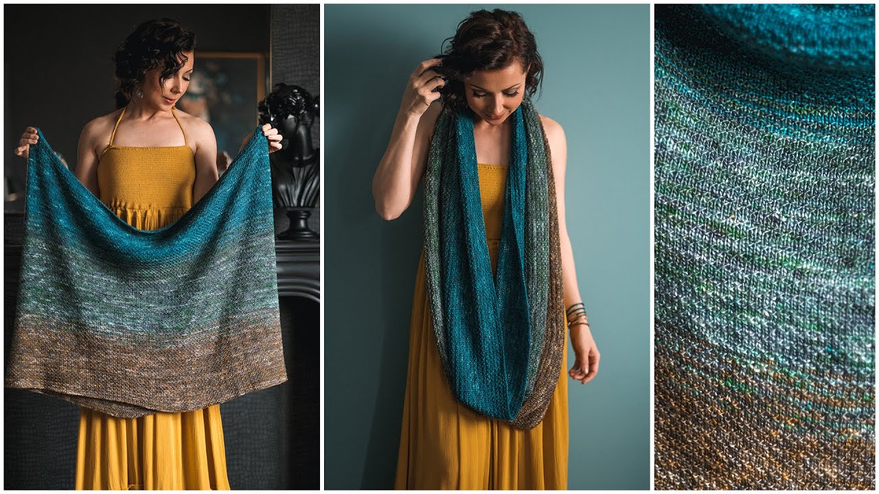 Mindful Knitting - Complete, Step-By-Step Instructions to Knit this Super Easy, Beginner Level Cowl!