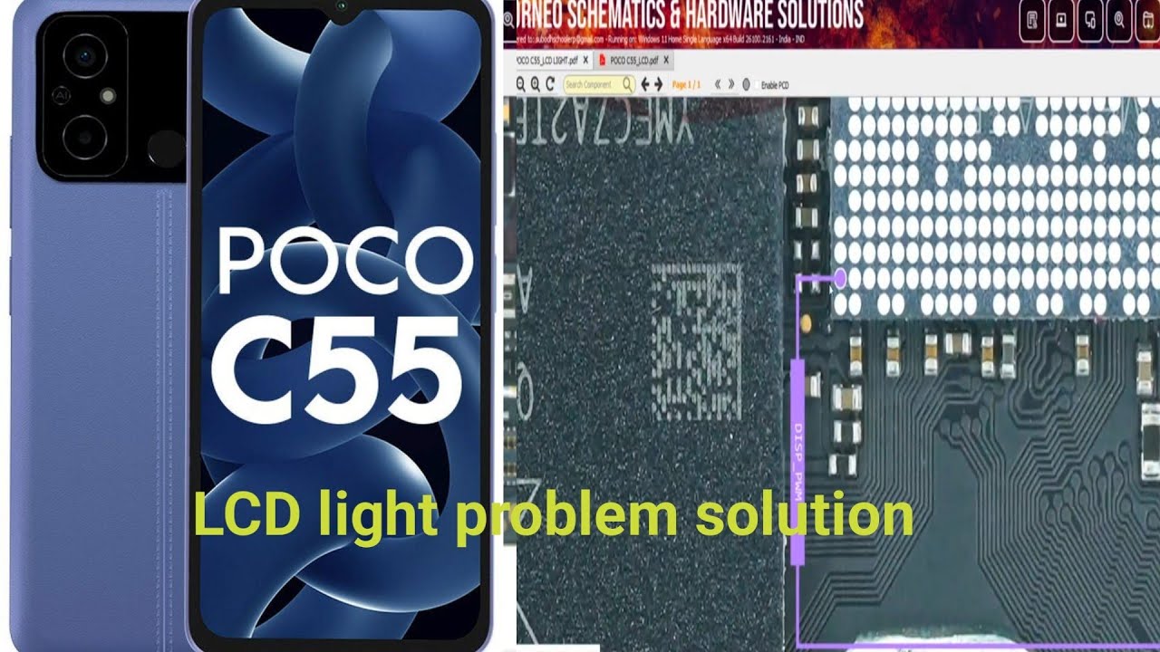 Poco c55 display light problem solution 100%working