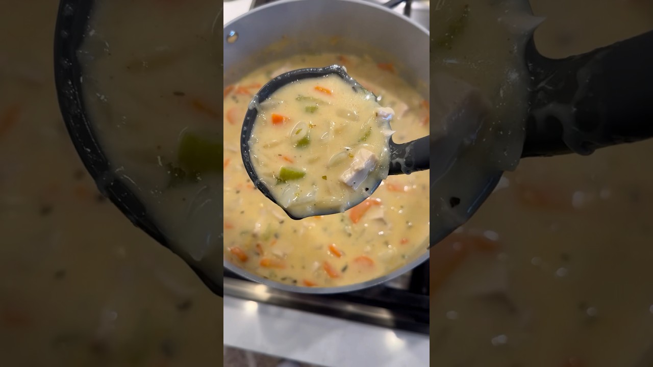We love this Cream of Turkey Soup for the winter #shorts
