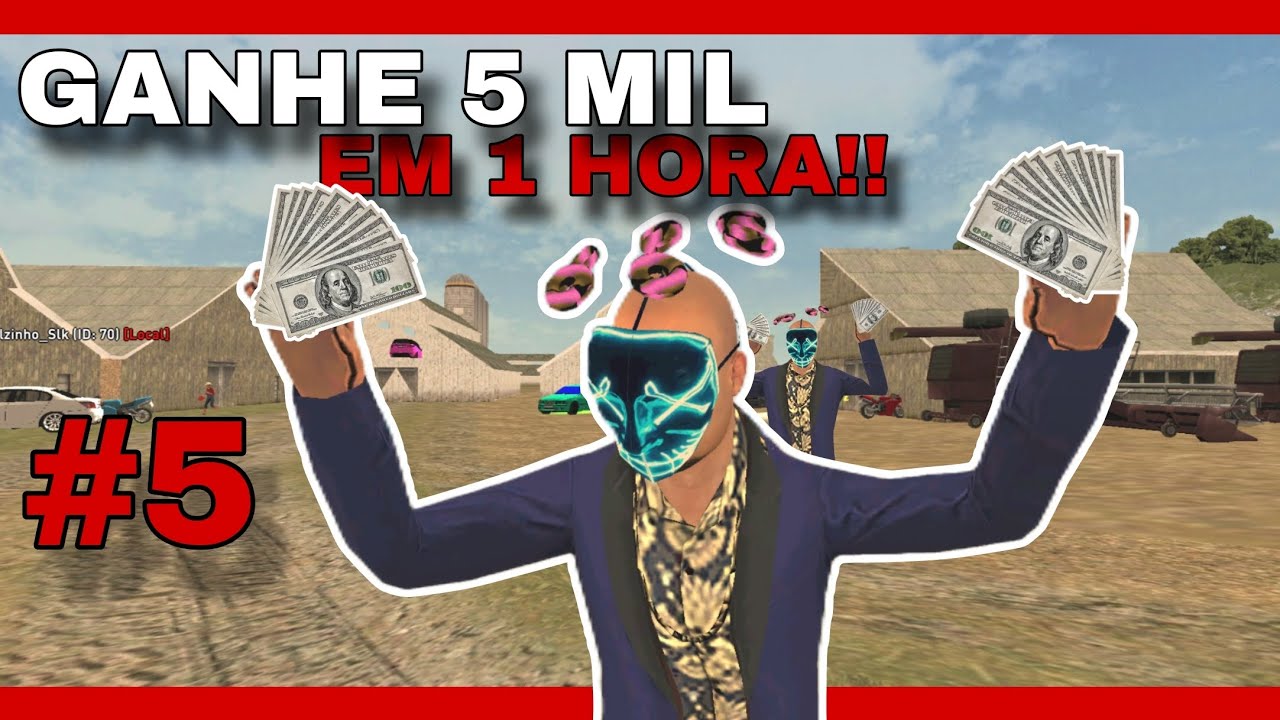 #5 o melhor trabalho para iniciantes | como ganhar muito dinheiro no rio rise (NOVO GTA RP MOBILE)