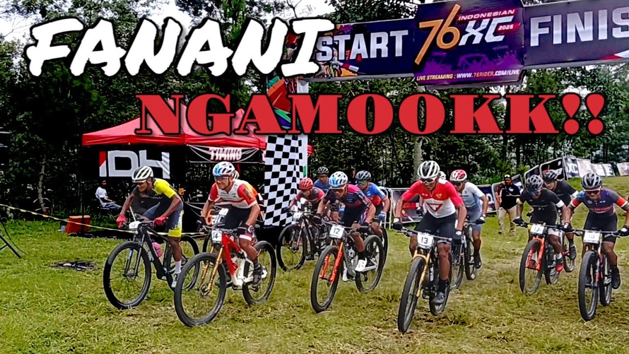 FANANI NGAMUK‼️ Indonesian XC Race Men Elite #76rider #mtbrace #balapsepeda #fy