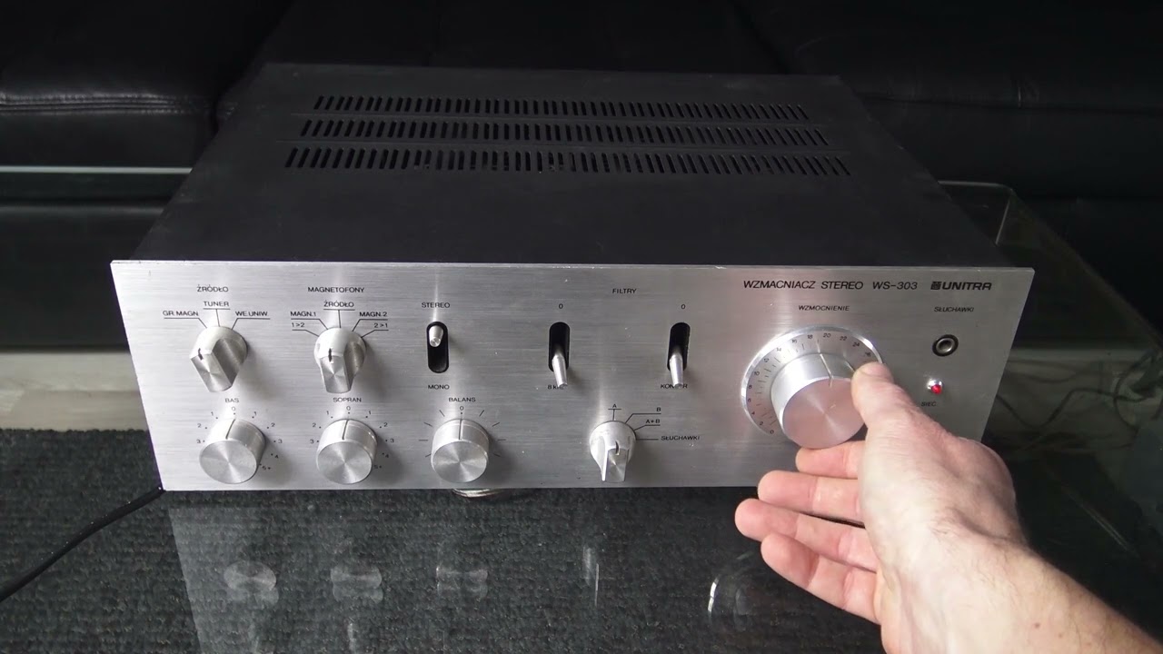 WZMACNIACZ UNITRA WS - 303 - FILM POGLĄDOWY