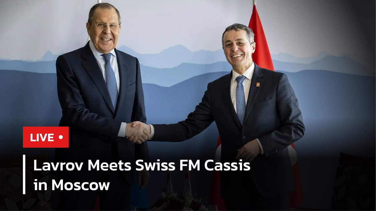 LIVE: Lavrov Meets Swiss FM Cassis in Moscow to Discuss Bilateral Relations