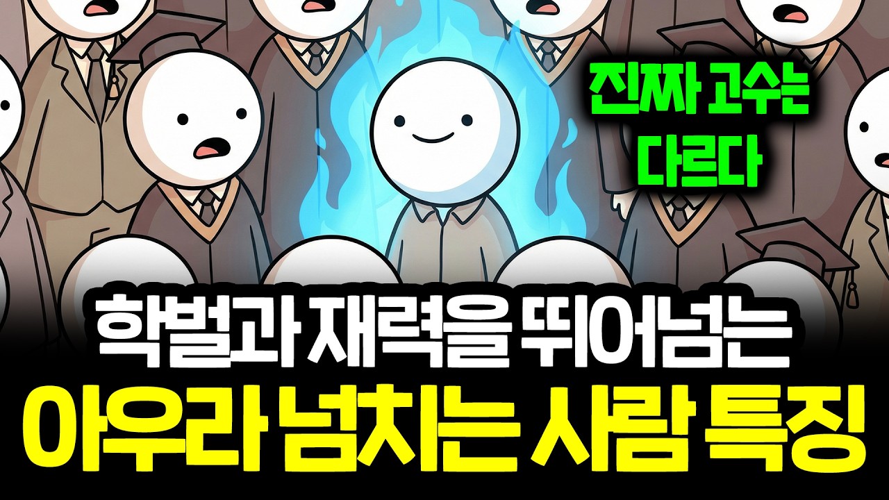 스펙은 평범한데 압도적인 아우라를 가진 사람 특징