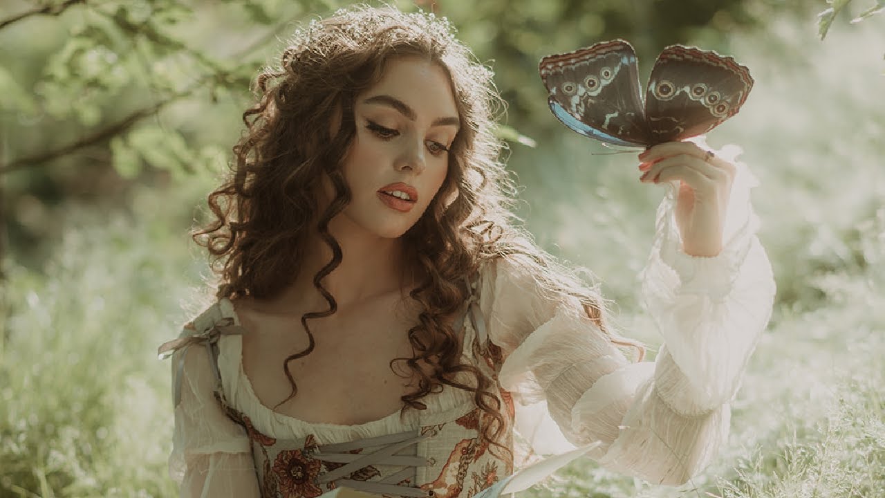 cottagecore / fairycore makeup & hair tutorial🍃🦋🕊 jackie wyers