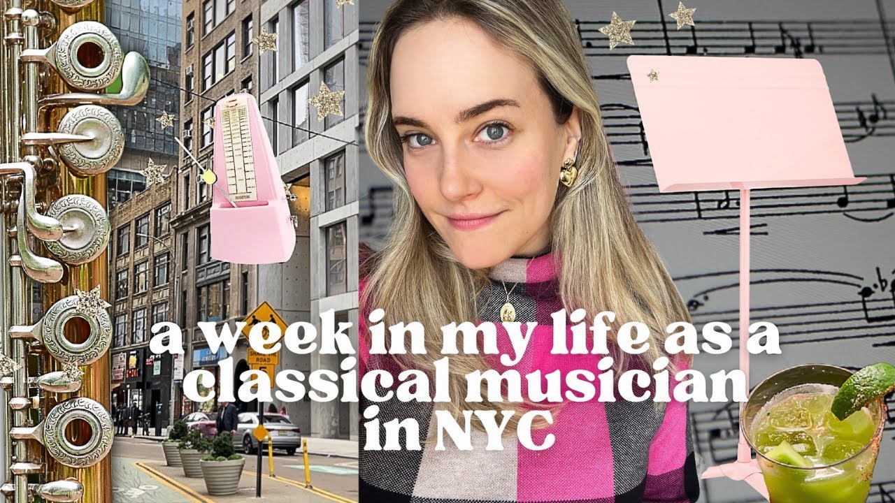 A week in my life as a musician | rehearsals, going to the opera, playing a gig in an NYC penthouse