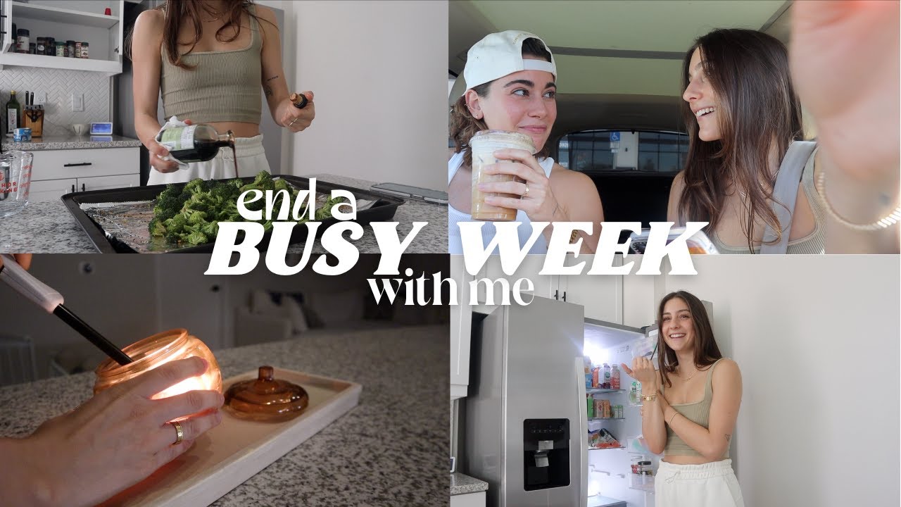 BUSY VLOG: friends come into town, lots of cooking & Christmas decor!